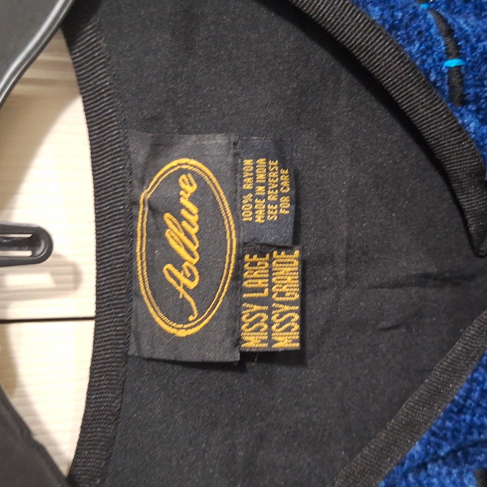 Vintage Allure Chenille Patchwork Sweater Jacket … - image 3